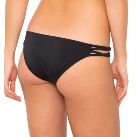Eberjey Black Cutout Cheeky Swimsuit Bottoms - Picture 3 of 8